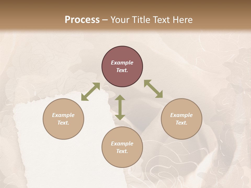 Floral Greetings Background PowerPoint Template