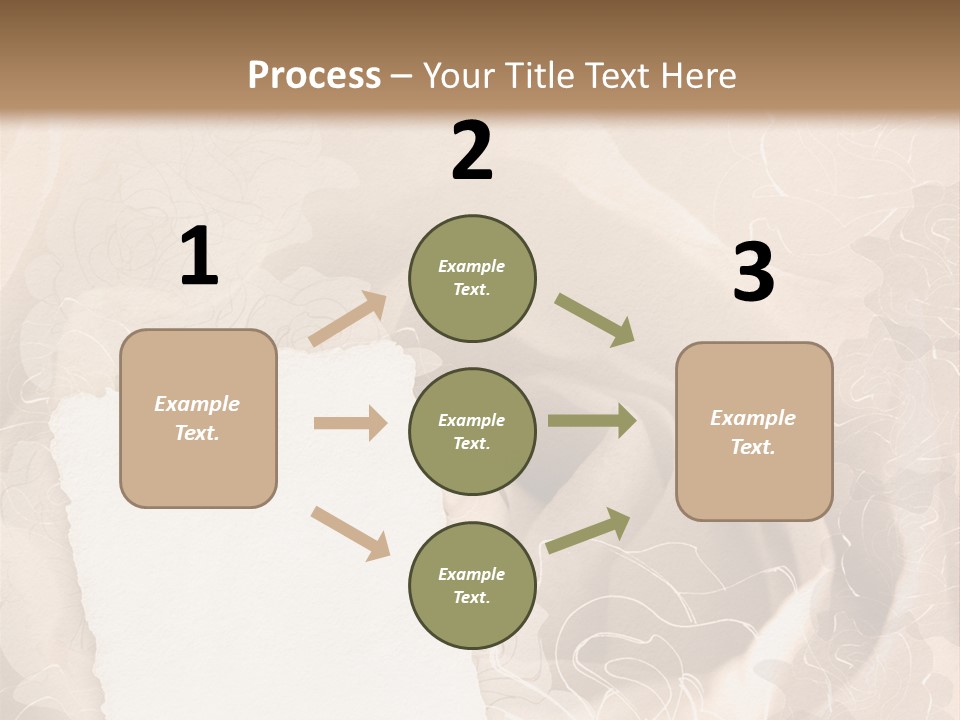 Floral Greetings Background PowerPoint Template