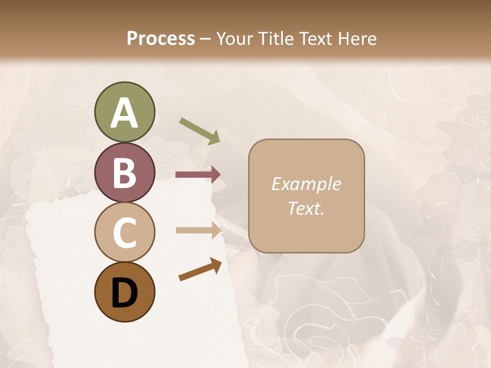 Floral Greetings Background PowerPoint Template