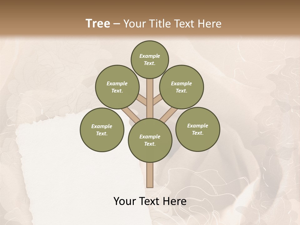 Floral Greetings Background PowerPoint Template