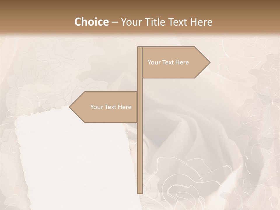 Floral Greetings Background PowerPoint Template