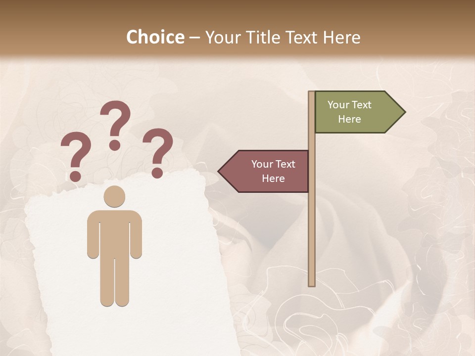 Floral Greetings Background PowerPoint Template