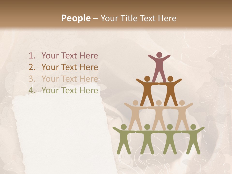 Floral Greetings Background PowerPoint Template