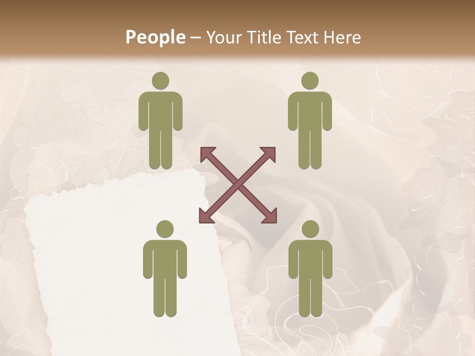 Floral Greetings Background PowerPoint Template