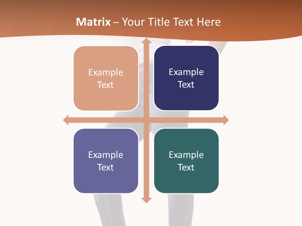 Standing Sensuality Emotional PowerPoint Template