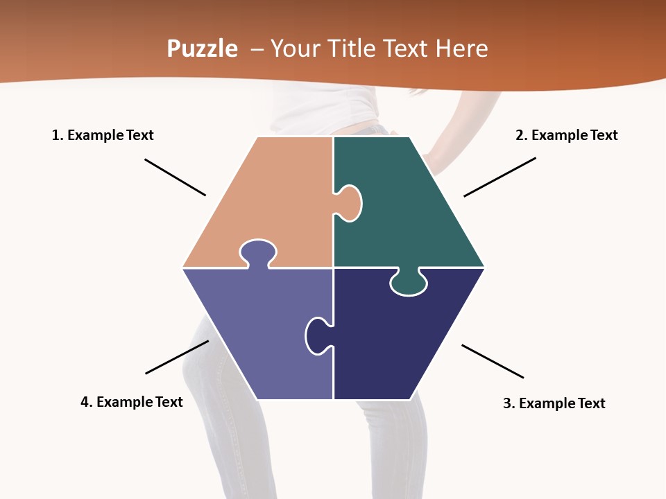 Standing Sensuality Emotional PowerPoint Template