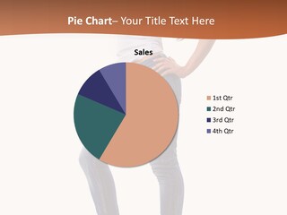 Standing Sensuality Emotional PowerPoint Template