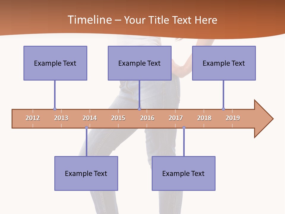 Standing Sensuality Emotional PowerPoint Template