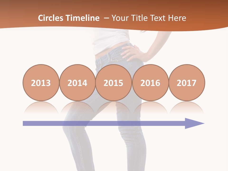 Standing Sensuality Emotional PowerPoint Template