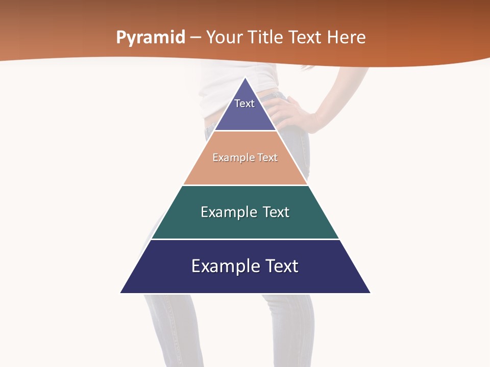 Standing Sensuality Emotional PowerPoint Template