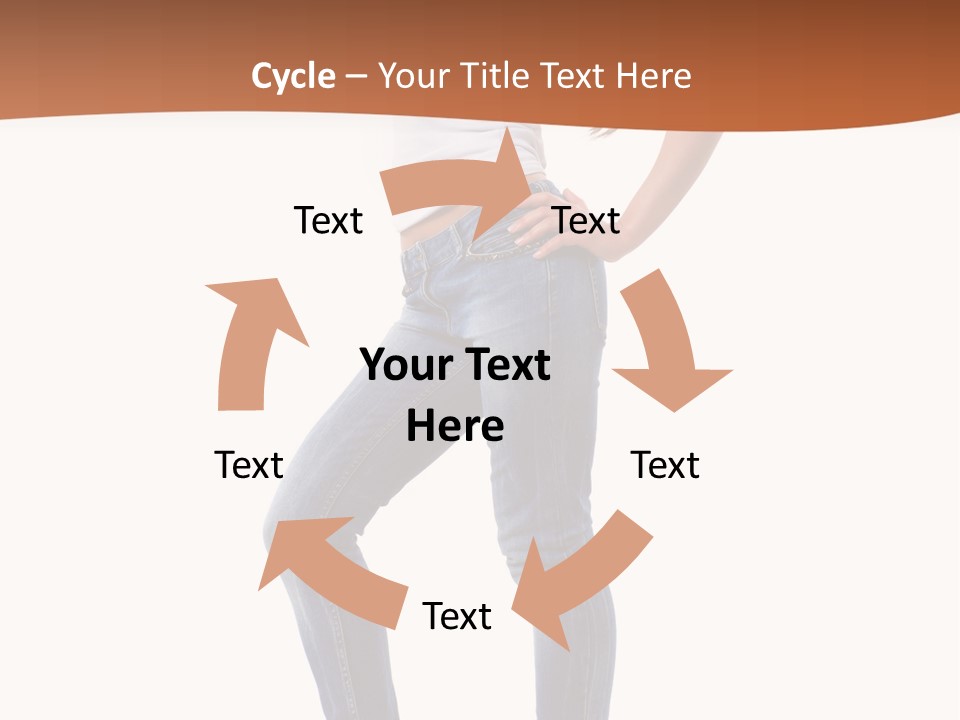 Standing Sensuality Emotional PowerPoint Template