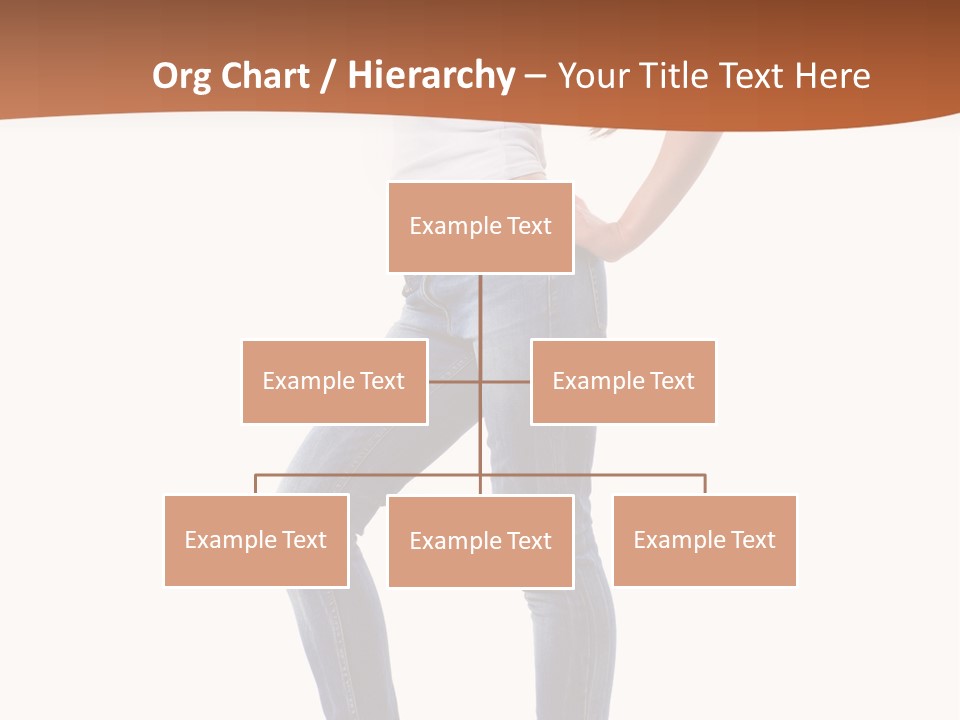 Standing Sensuality Emotional PowerPoint Template