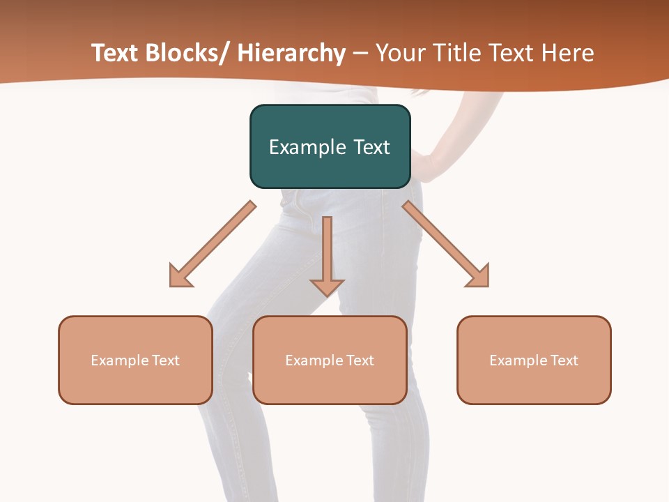 Standing Sensuality Emotional PowerPoint Template