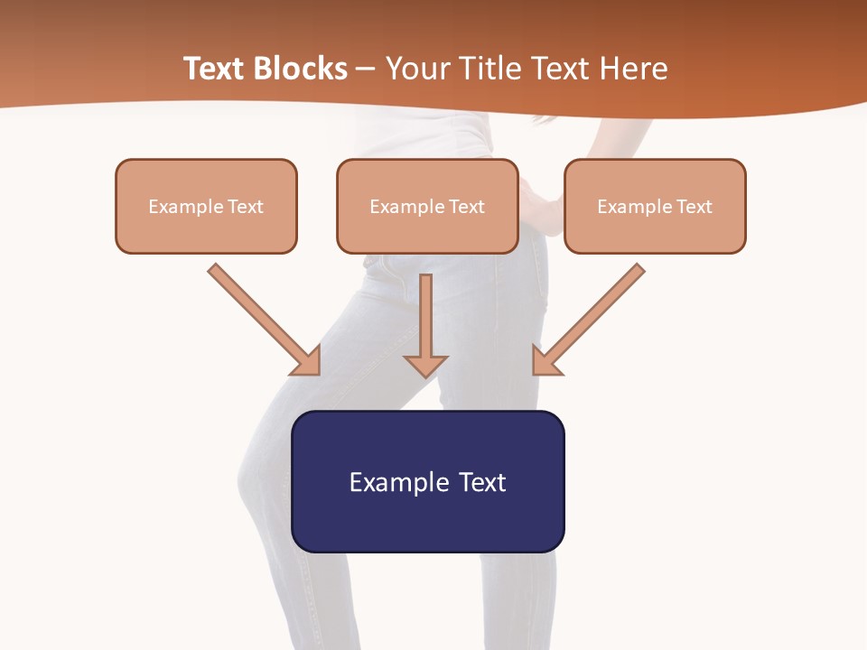 Standing Sensuality Emotional PowerPoint Template