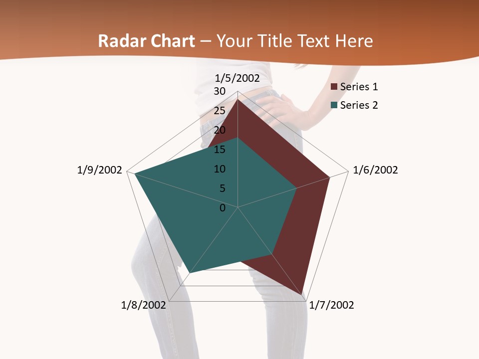 Standing Sensuality Emotional PowerPoint Template