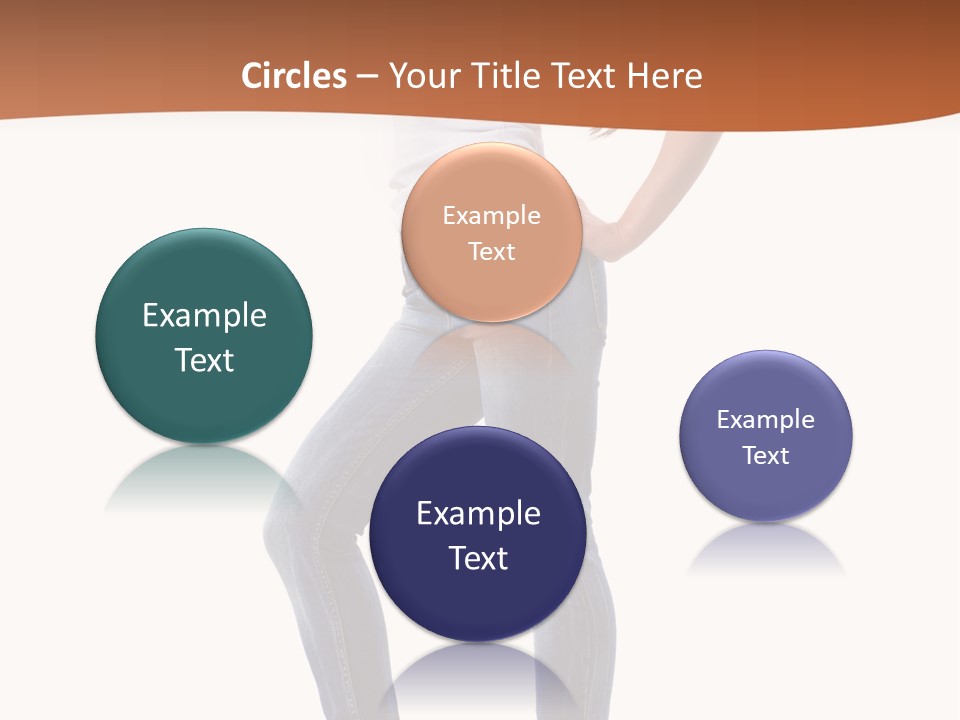 Standing Sensuality Emotional PowerPoint Template