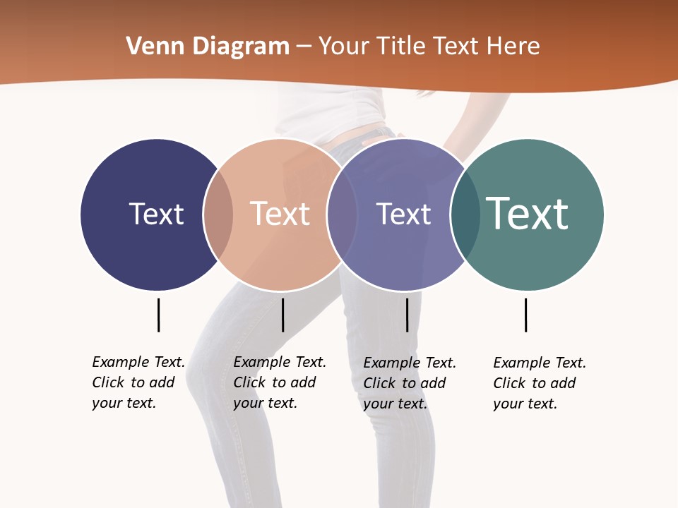 Standing Sensuality Emotional PowerPoint Template