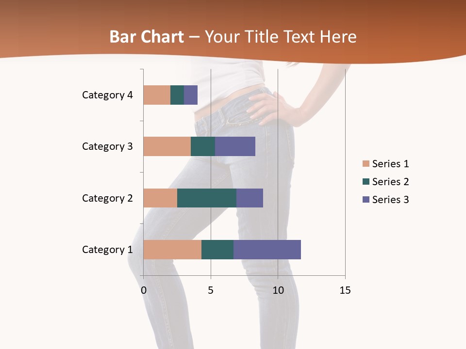 Standing Sensuality Emotional PowerPoint Template