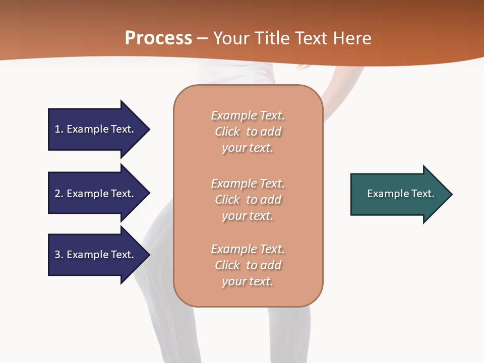 Standing Sensuality Emotional PowerPoint Template