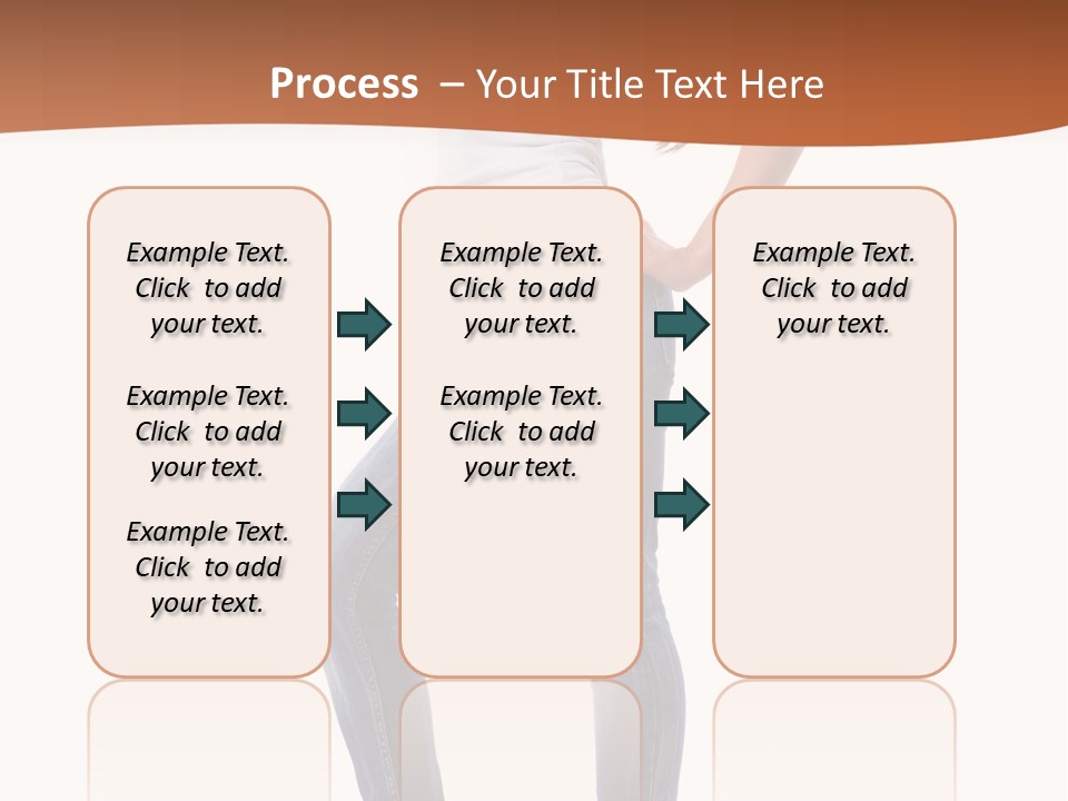 Standing Sensuality Emotional PowerPoint Template