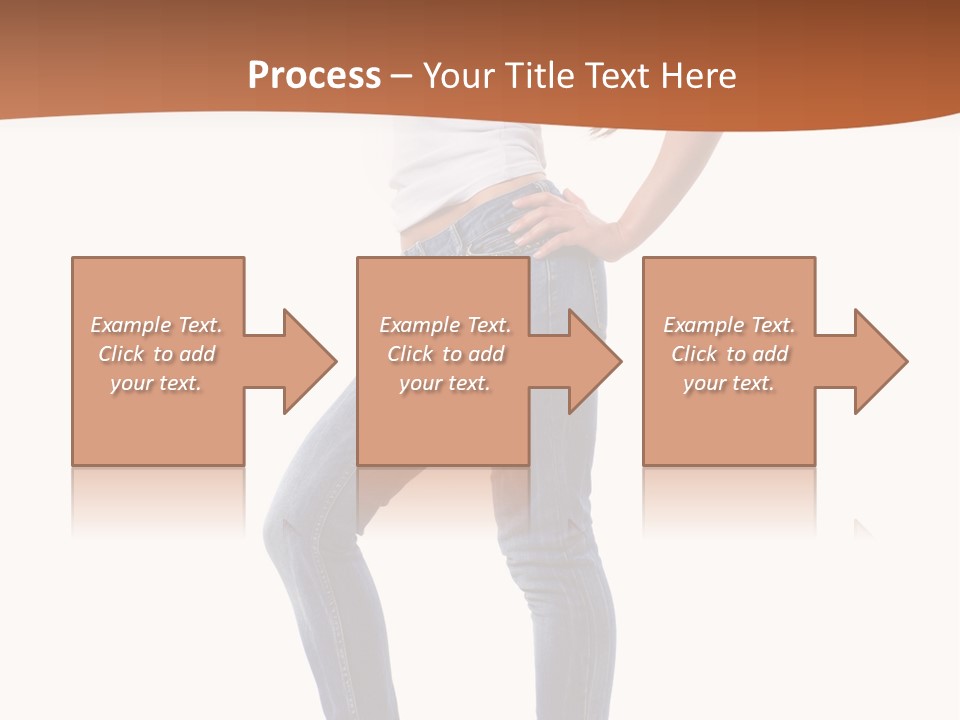 Standing Sensuality Emotional PowerPoint Template