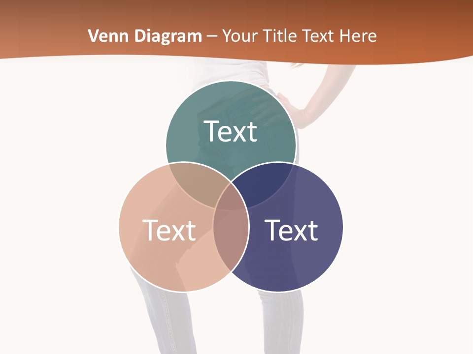 Standing Sensuality Emotional PowerPoint Template