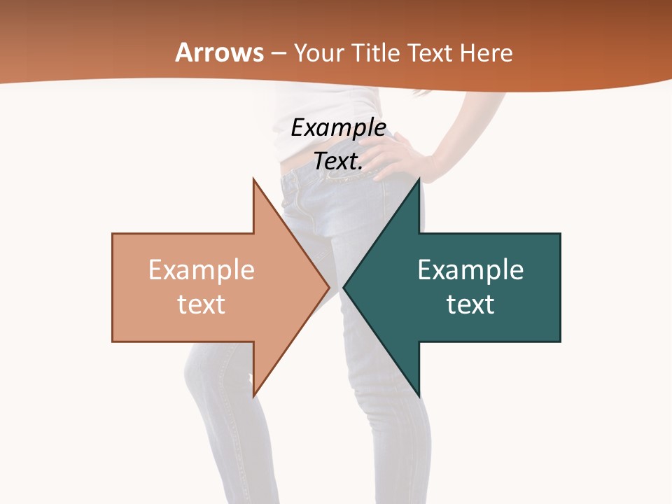 Standing Sensuality Emotional PowerPoint Template