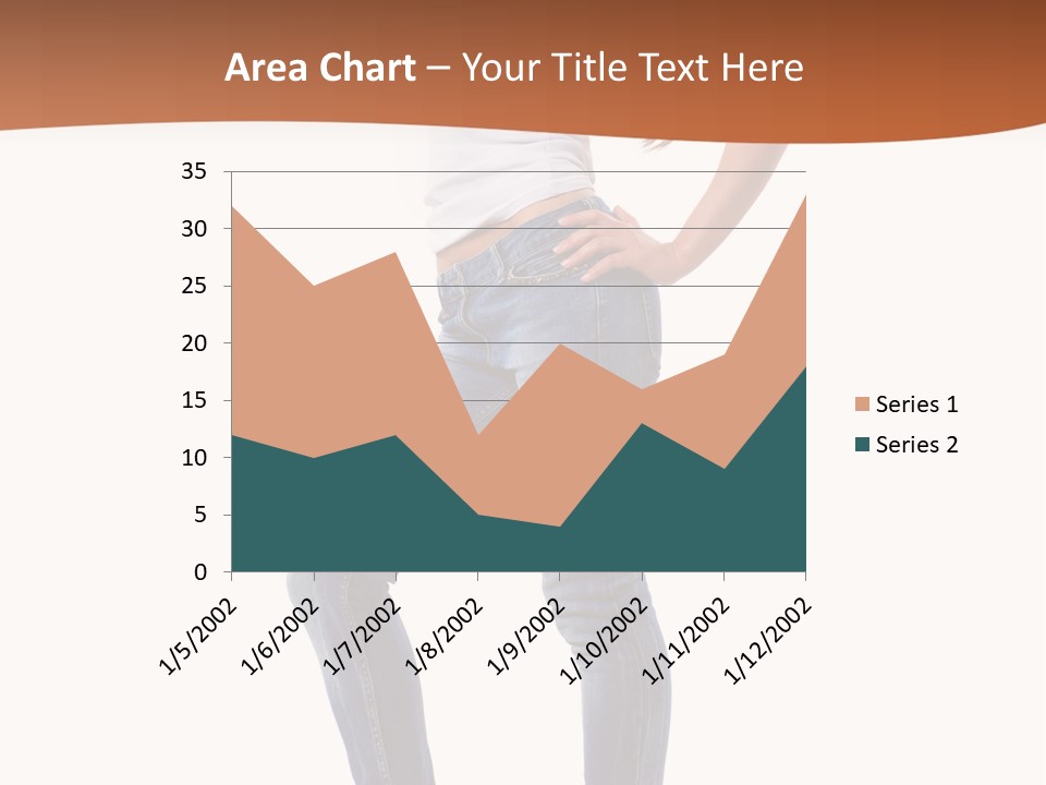 Standing Sensuality Emotional PowerPoint Template
