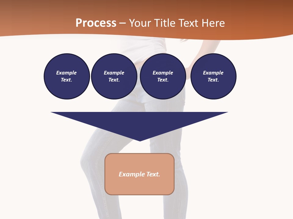 Standing Sensuality Emotional PowerPoint Template