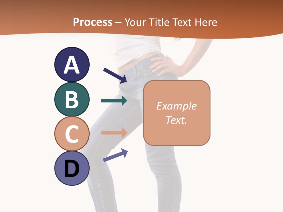 Standing Sensuality Emotional PowerPoint Template