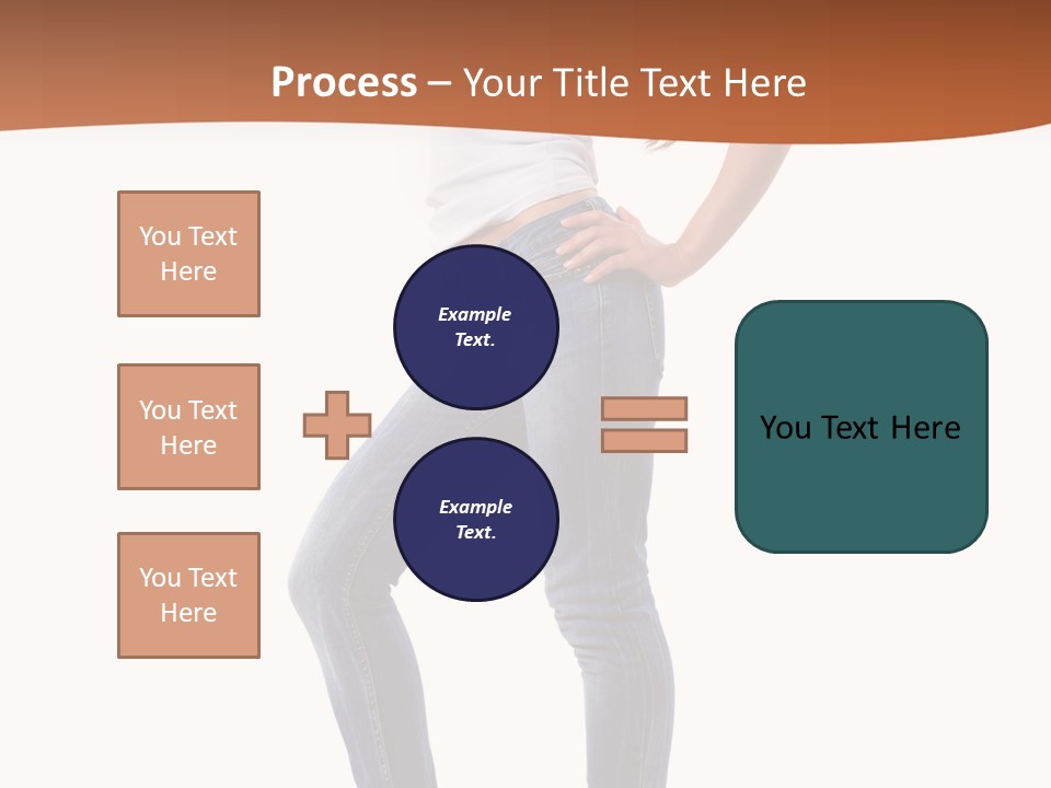 Standing Sensuality Emotional PowerPoint Template
