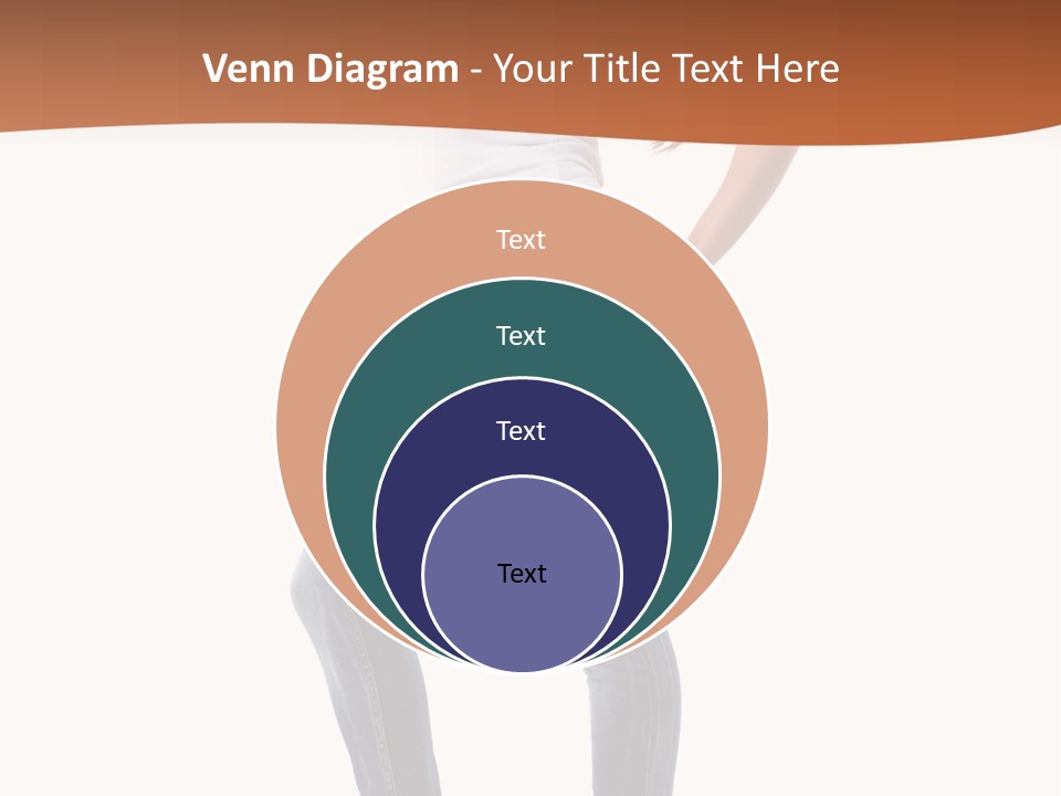 Standing Sensuality Emotional PowerPoint Template