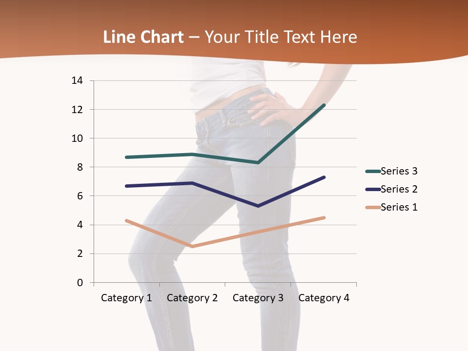 Standing Sensuality Emotional PowerPoint Template
