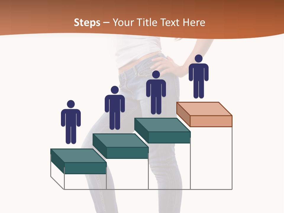 Standing Sensuality Emotional PowerPoint Template