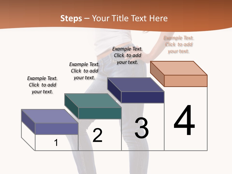 Standing Sensuality Emotional PowerPoint Template