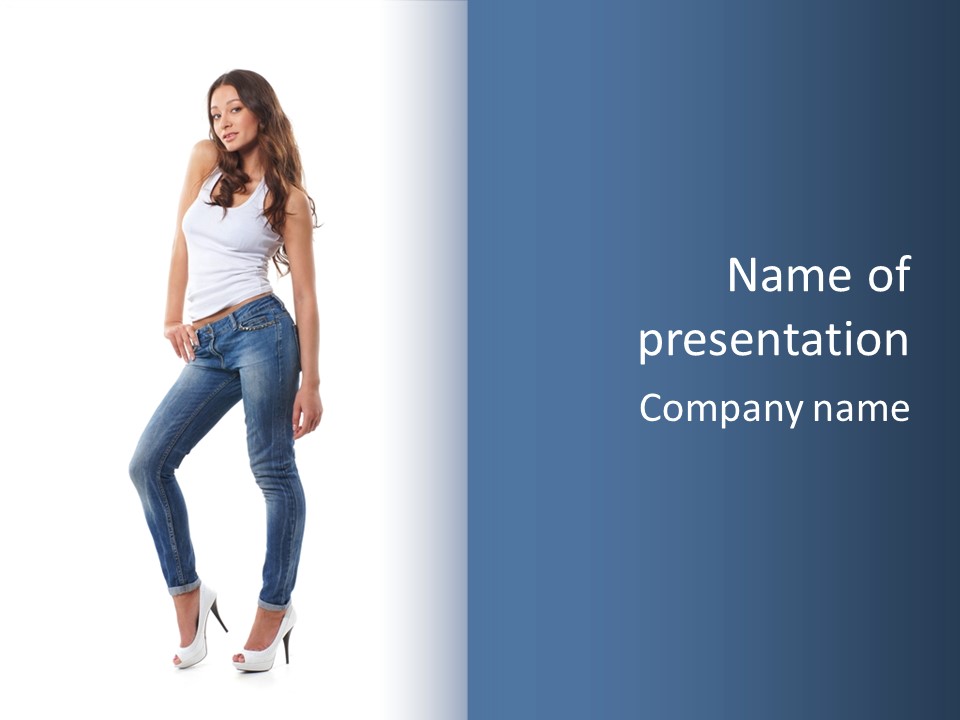 Naked Sensual Look PowerPoint Template