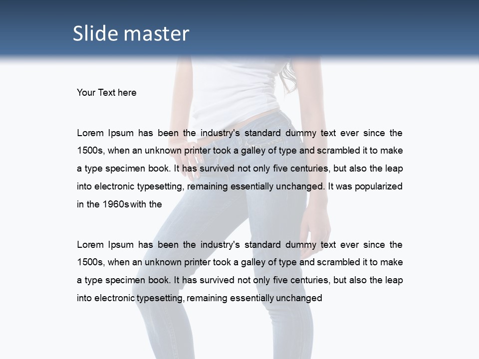 Naked Sensual Look PowerPoint Template