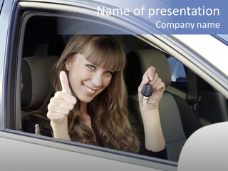 Road Key Owner PowerPoint Template