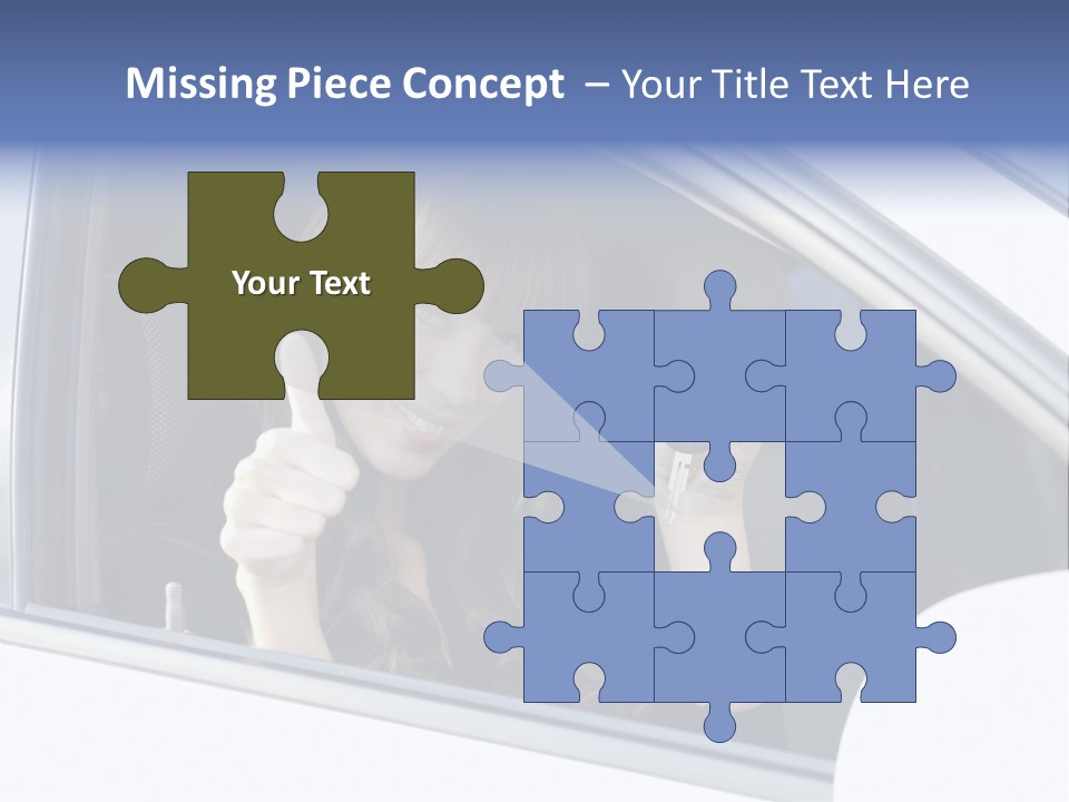 Road Key Owner PowerPoint Template