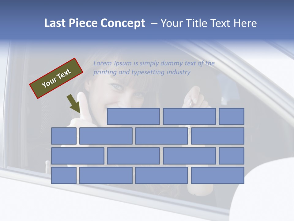 Road Key Owner PowerPoint Template