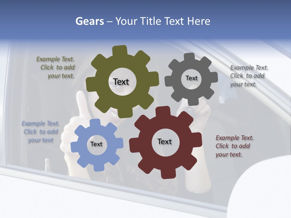 Road Key Owner PowerPoint Template