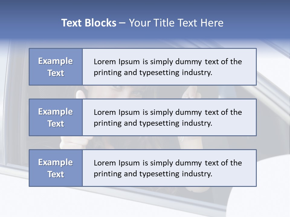 Road Key Owner PowerPoint Template
