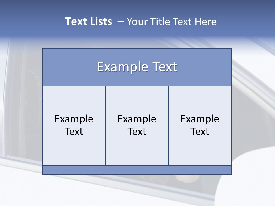 Road Key Owner PowerPoint Template