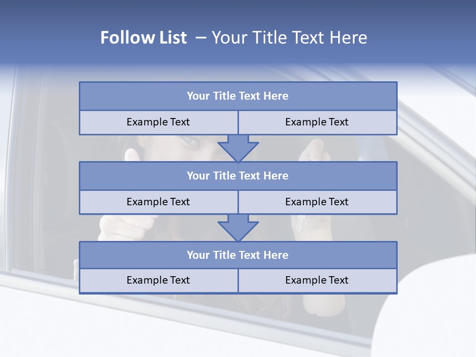 Road Key Owner PowerPoint Template