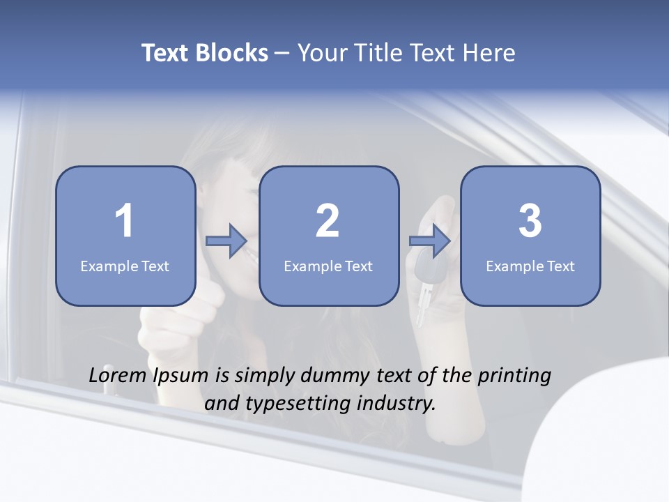Road Key Owner PowerPoint Template