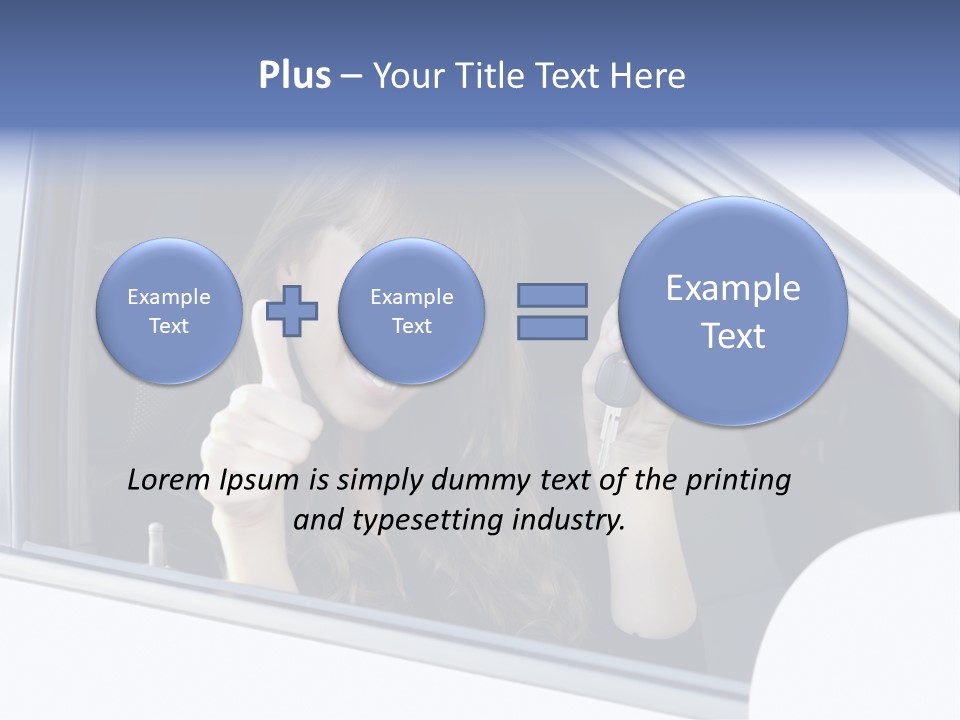 Road Key Owner PowerPoint Template
