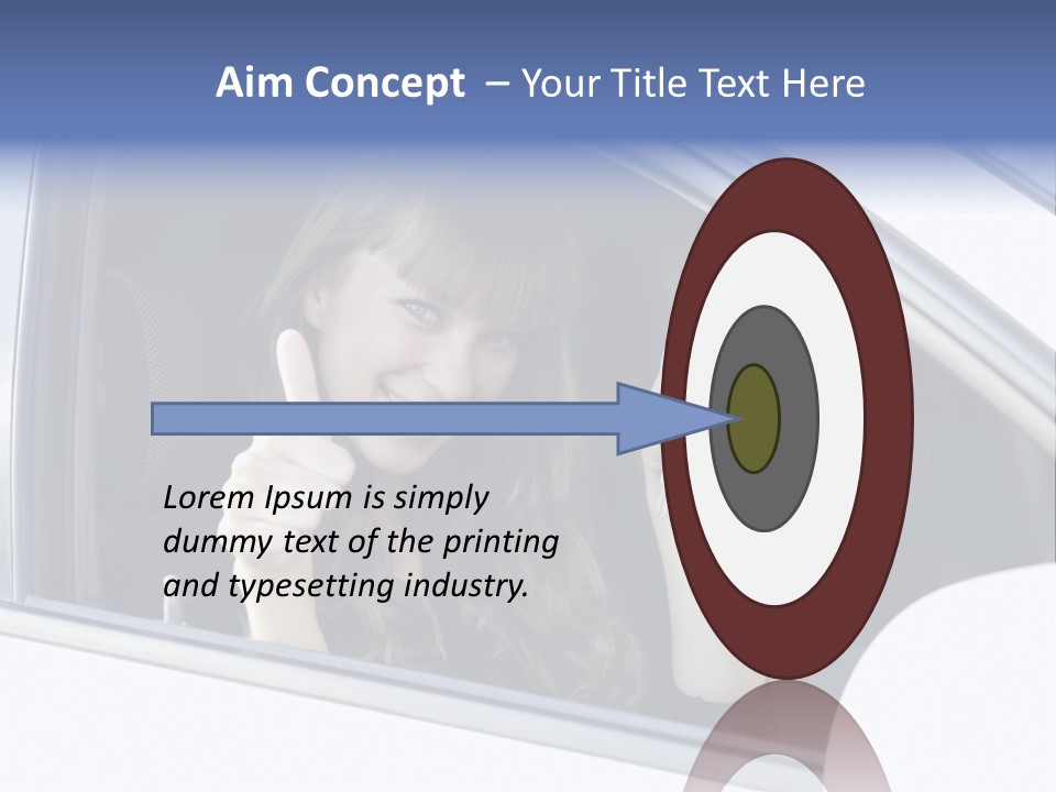 Road Key Owner PowerPoint Template