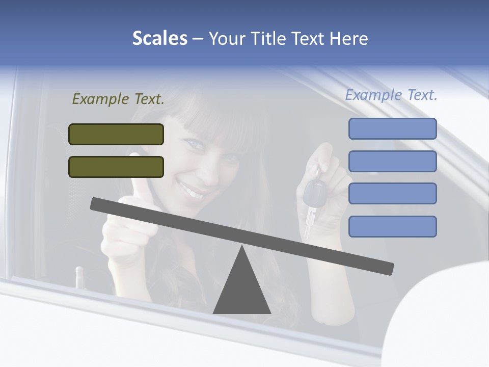 Road Key Owner PowerPoint Template