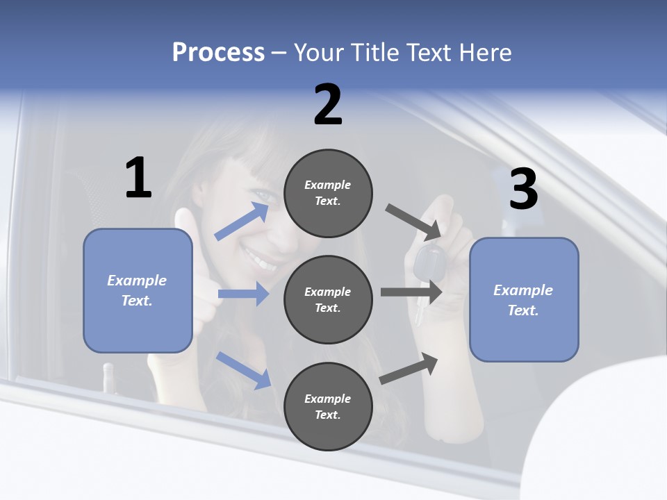 Road Key Owner PowerPoint Template