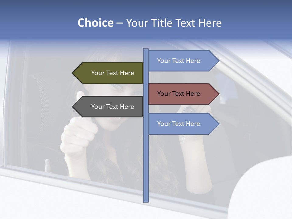 Road Key Owner PowerPoint Template